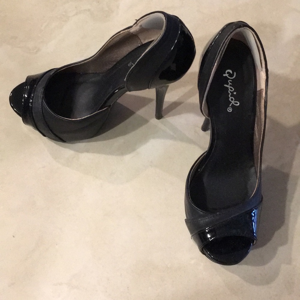 Journey - Black Stiletto Platforms